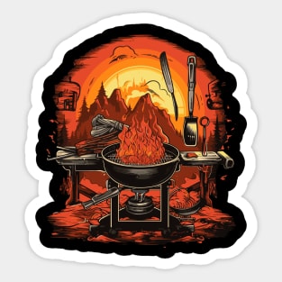 BBQ Nation Sticker